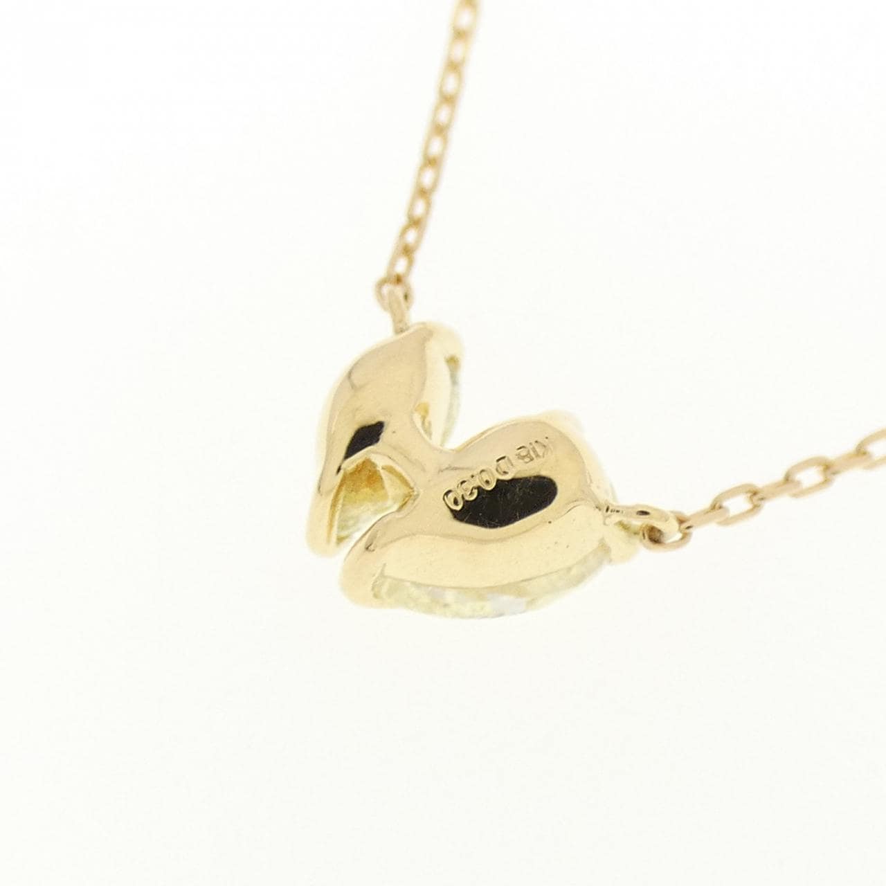 [BRAND NEW] K18YG Diamond necklace 0.30CT