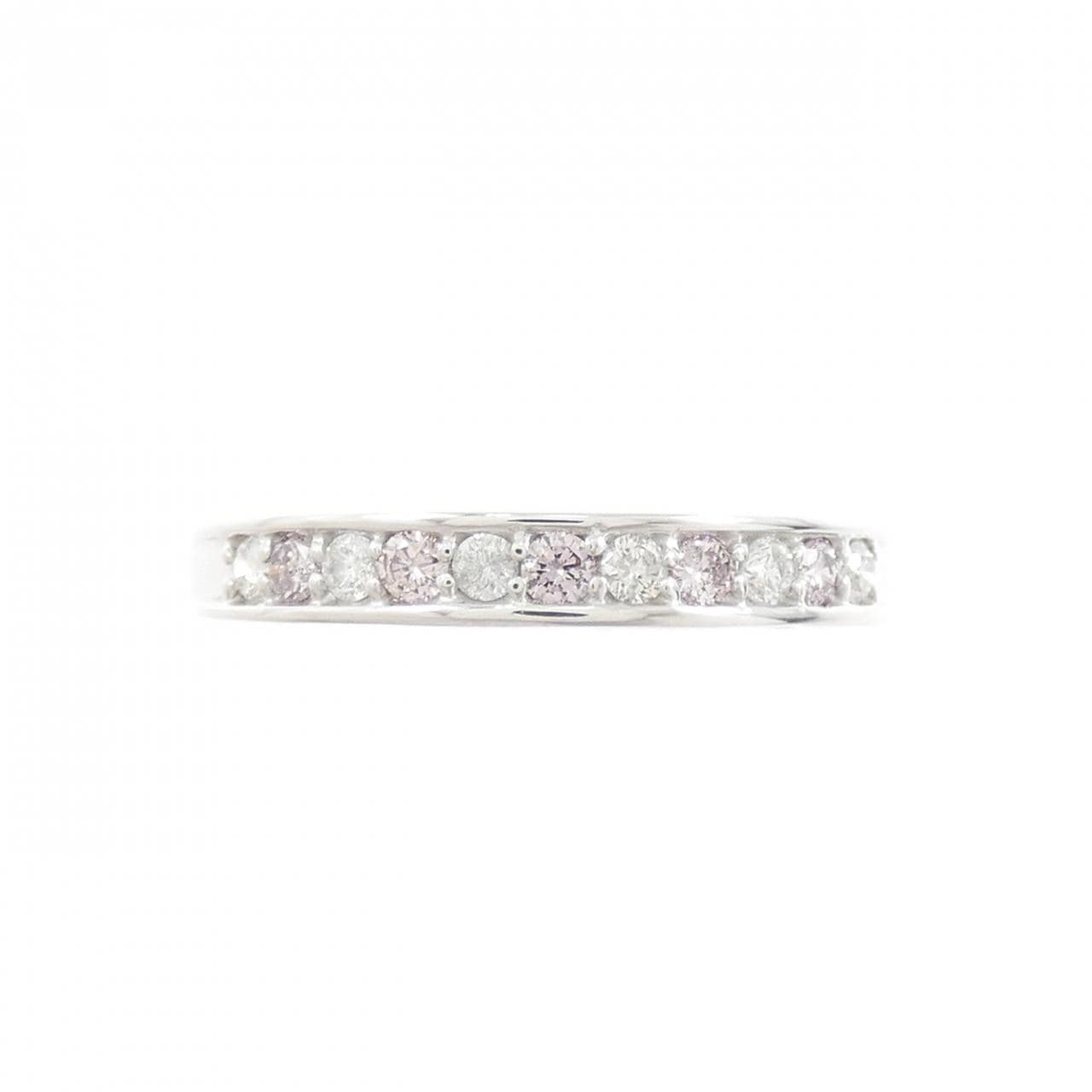 K18WG ピンクダイヤモンド リング 0.09CT
