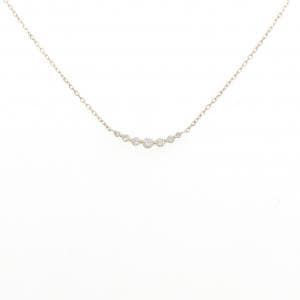 アガット ダイヤモンド ネックレス 0.1CT