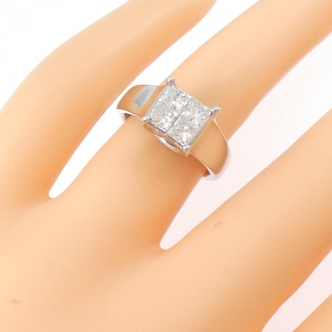 PT900 ダイヤモンド リング 1.00CT