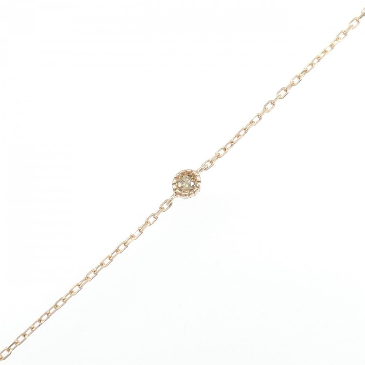 K10PG ダイヤモンド ブレスレット 0.03CT