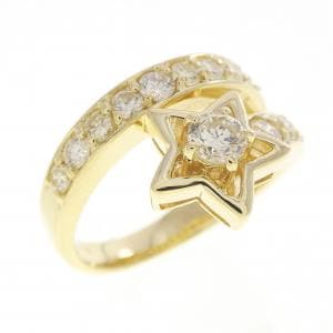 K18YG スター ダイヤモンド リング 1.09CT