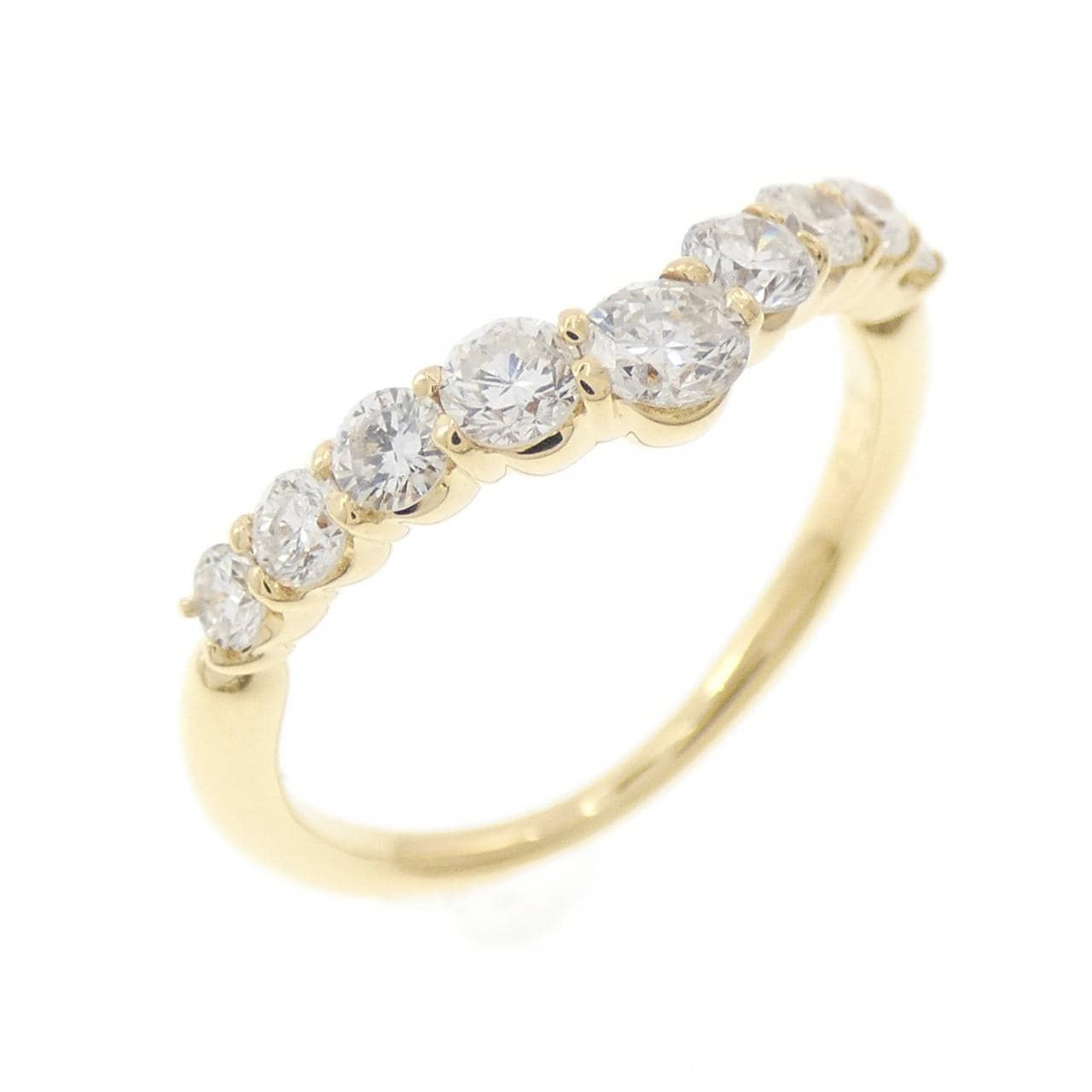 K18YG ダイヤモンド リング 0.53CT