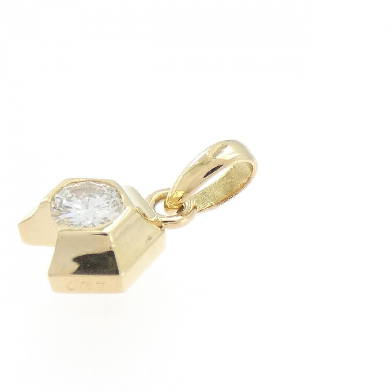 K18YG ダイヤモンド ペンダント 0.27CT