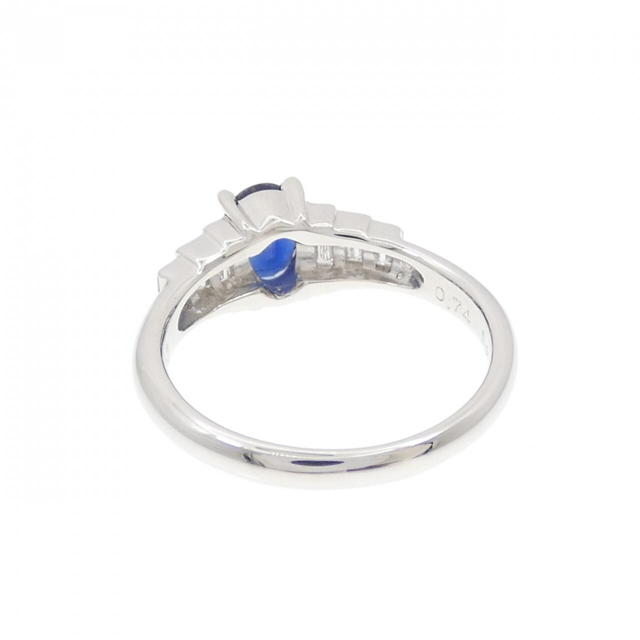 PT900 サファイヤ リング 0.74CT