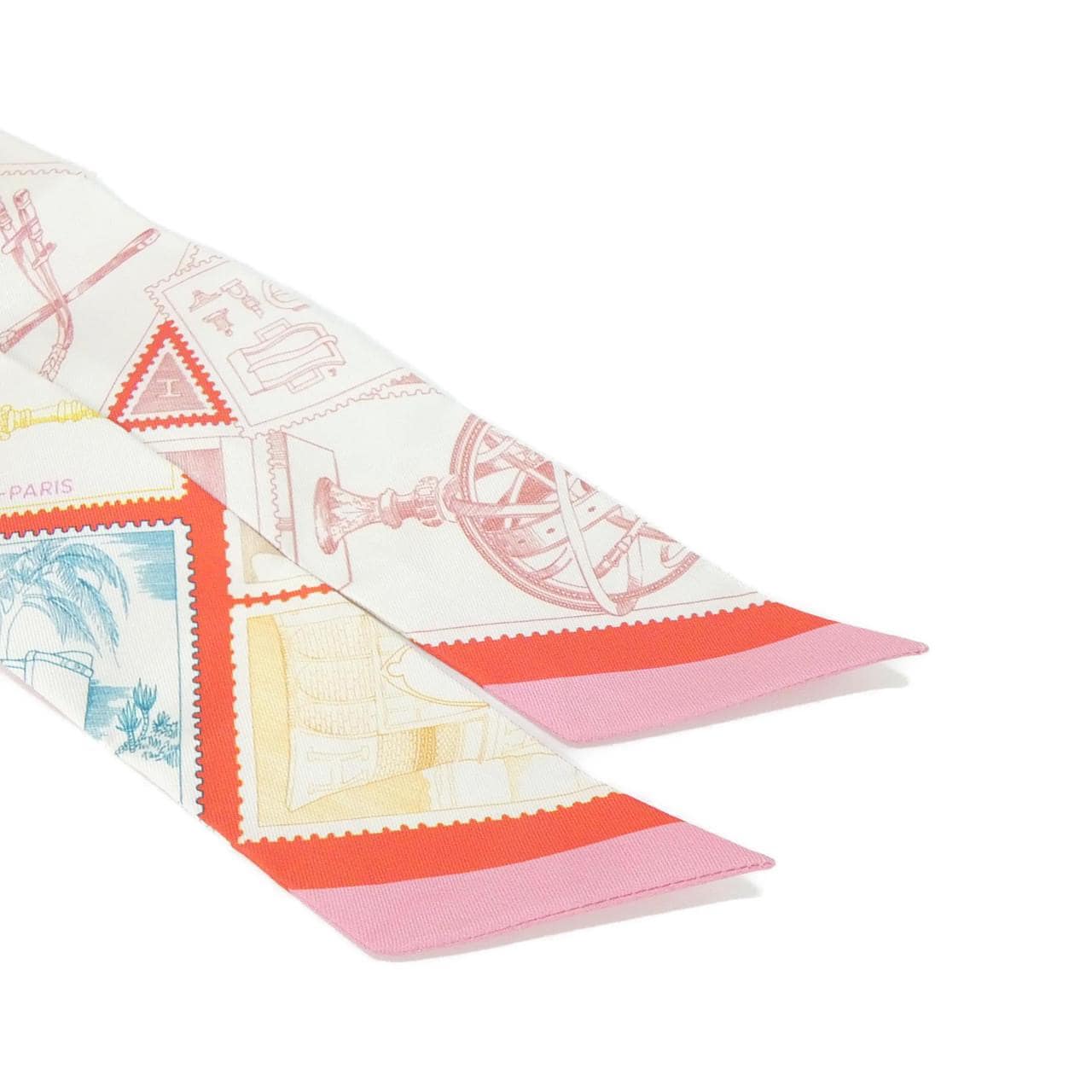 【未使用品】エルメス LA PHILATELISTE DU FAUBOURG ツイリー 064205S スカーフ