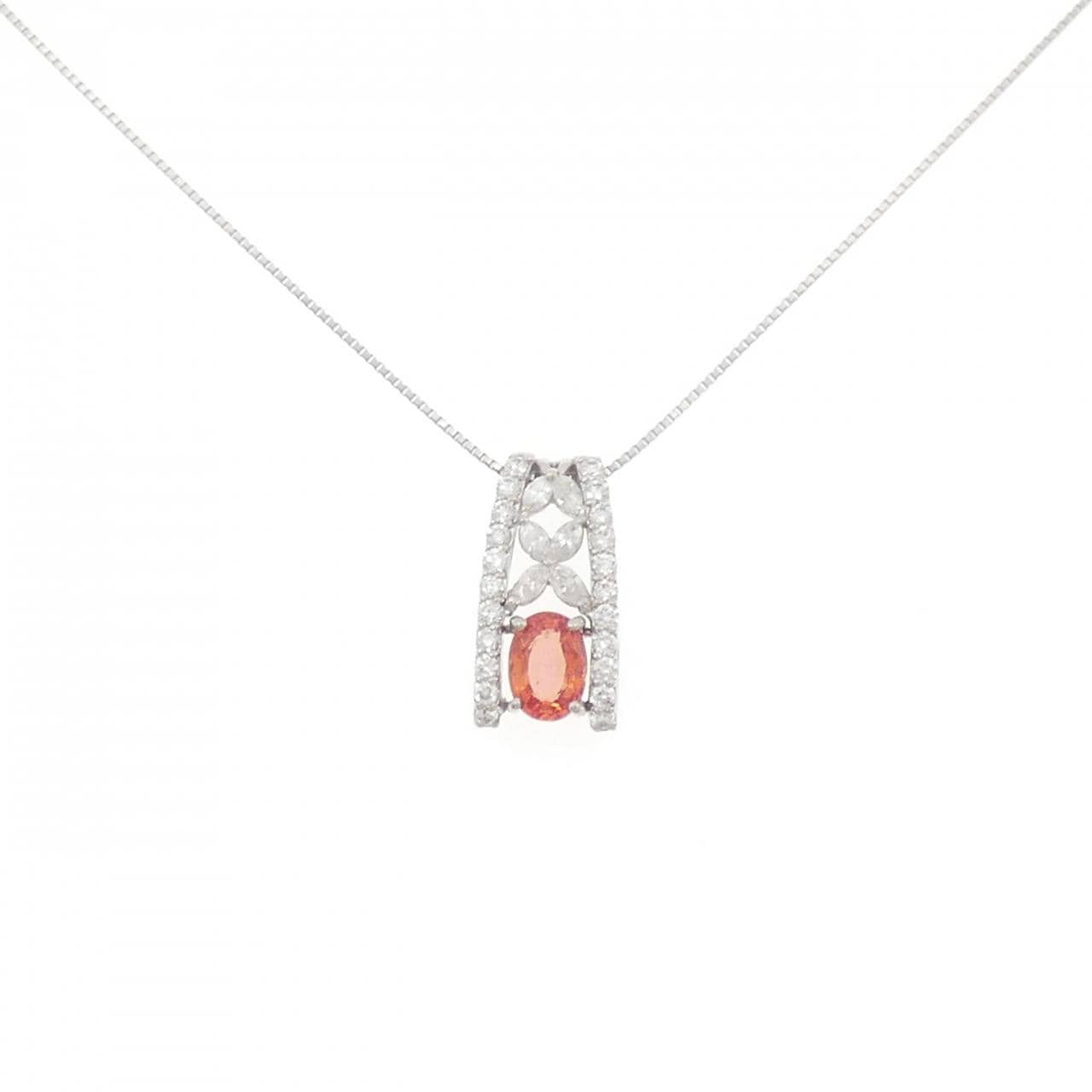PT900/PT850 サファイヤ ネックレス 1.046CT