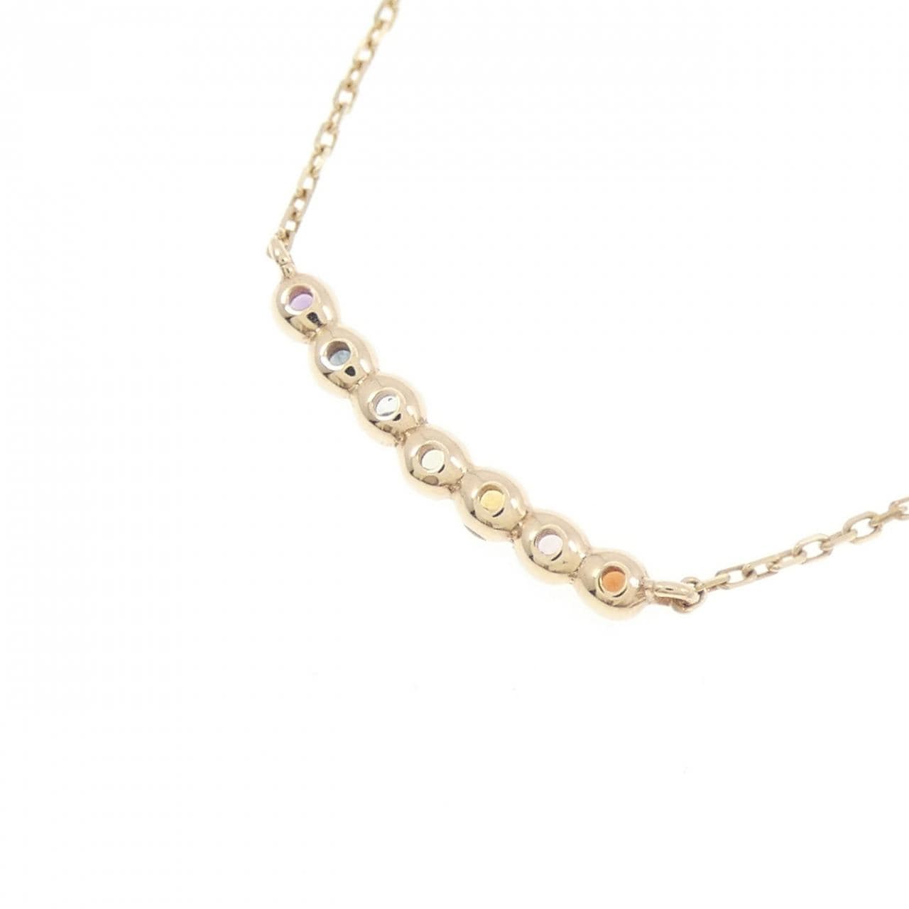 エテ カラーストーン ネックレス