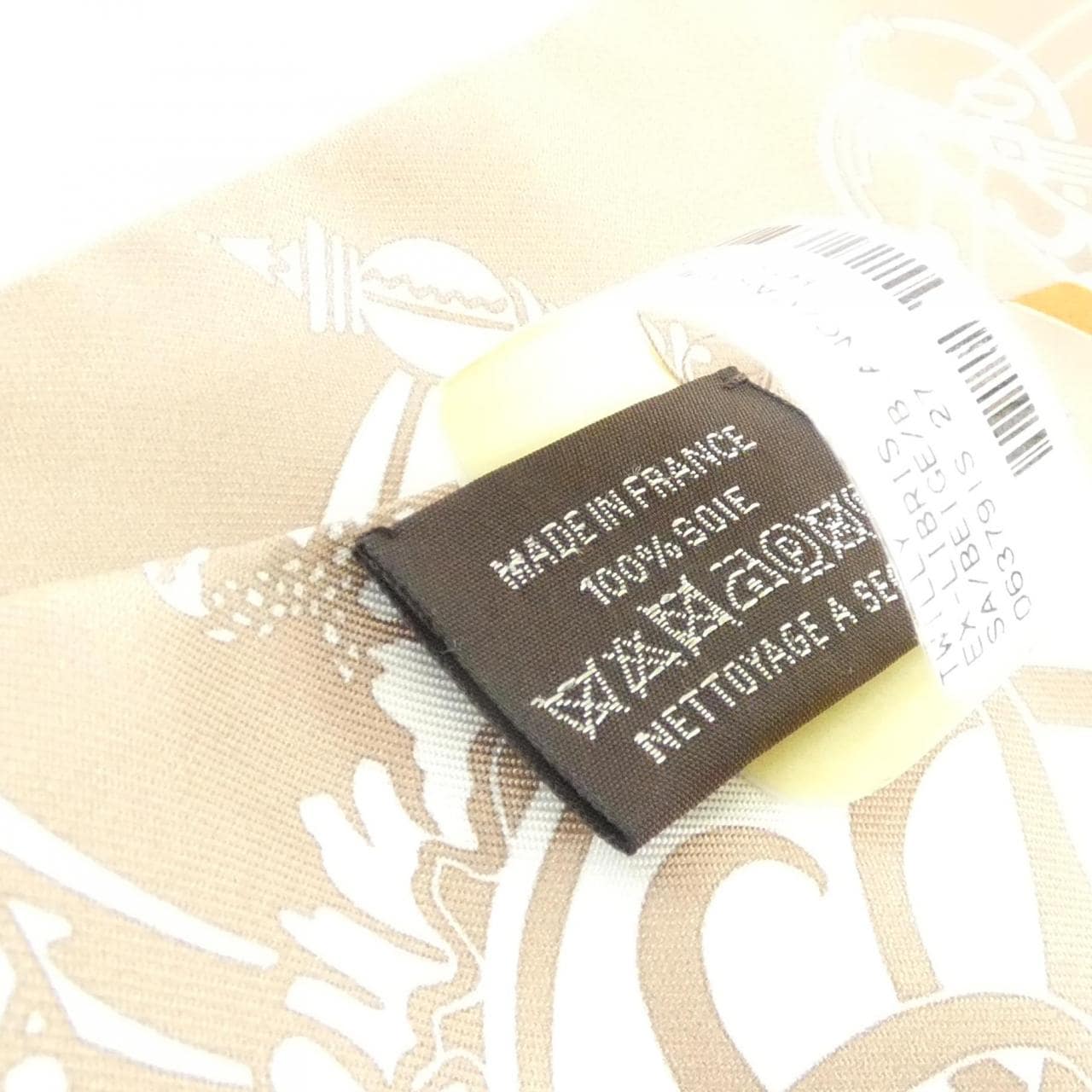 【未使用品】エルメス EX-LIBRIS ツイリー 063791S スカーフ