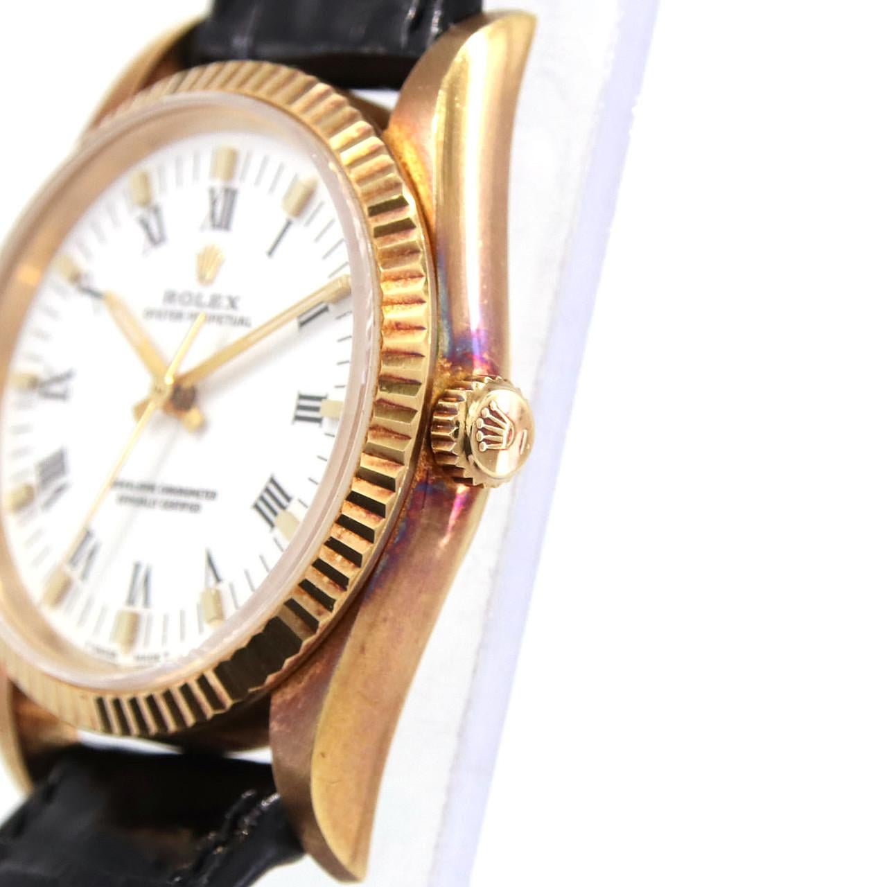 【ノーメンテナンス還元価格】ロレックス オイスターパーペチュアル 14238 YG 自動巻 W番