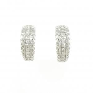 PT900 ダイヤモンド ピアス 0.50CT