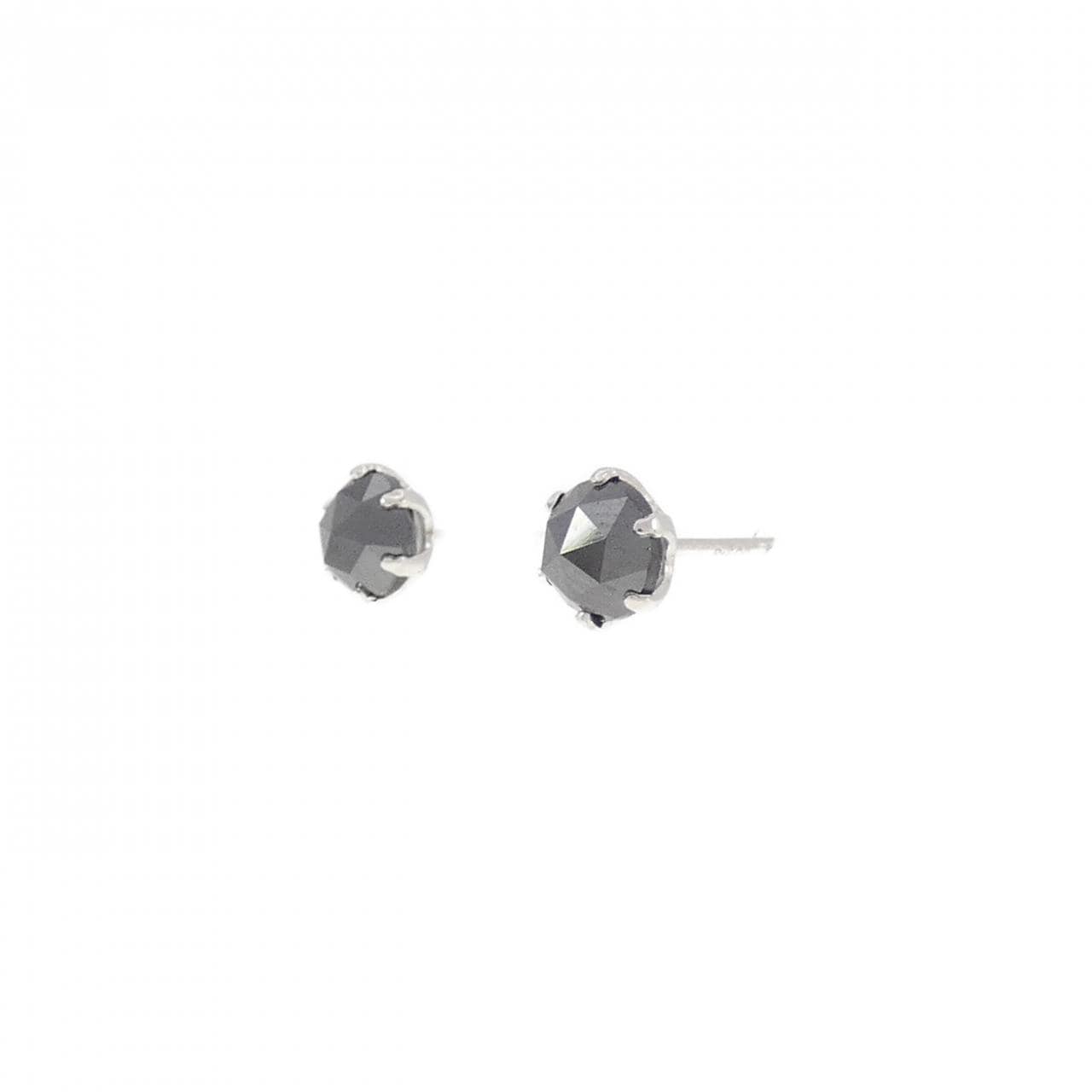 PT900 Solitaire Diamond Earrings 1.0CT