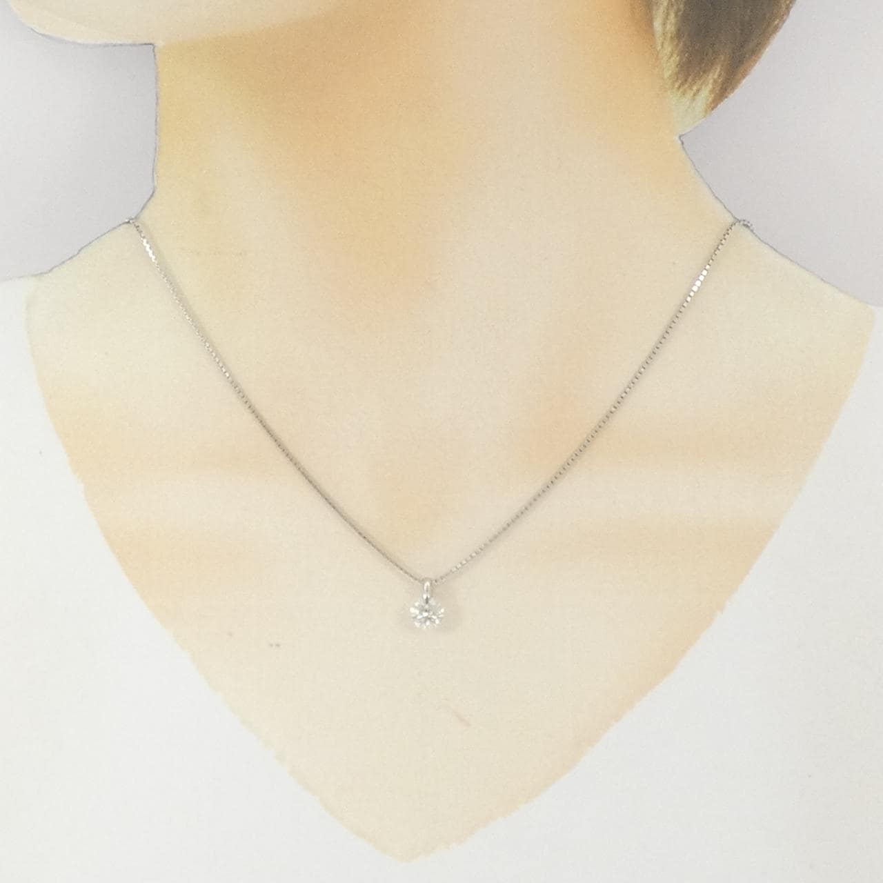 PT900/PT850 ダイヤモンド ネックレス 1.019CT