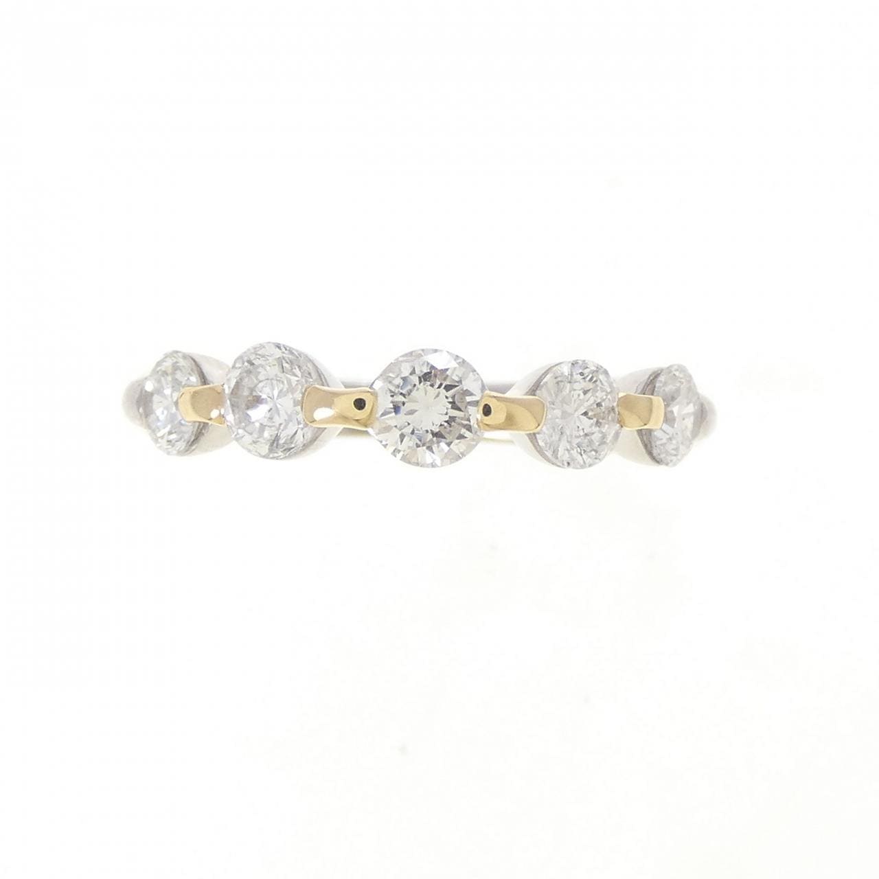 PT900/K18YG ダイヤモンド リング 1.03CT