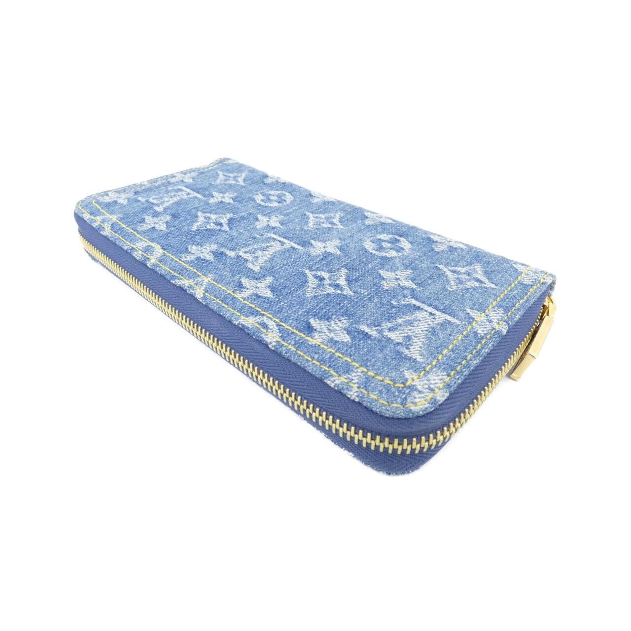 ルイヴィトン LVリミックス(モノグラム デニム) ジッピー ウォレット M82958 財布
