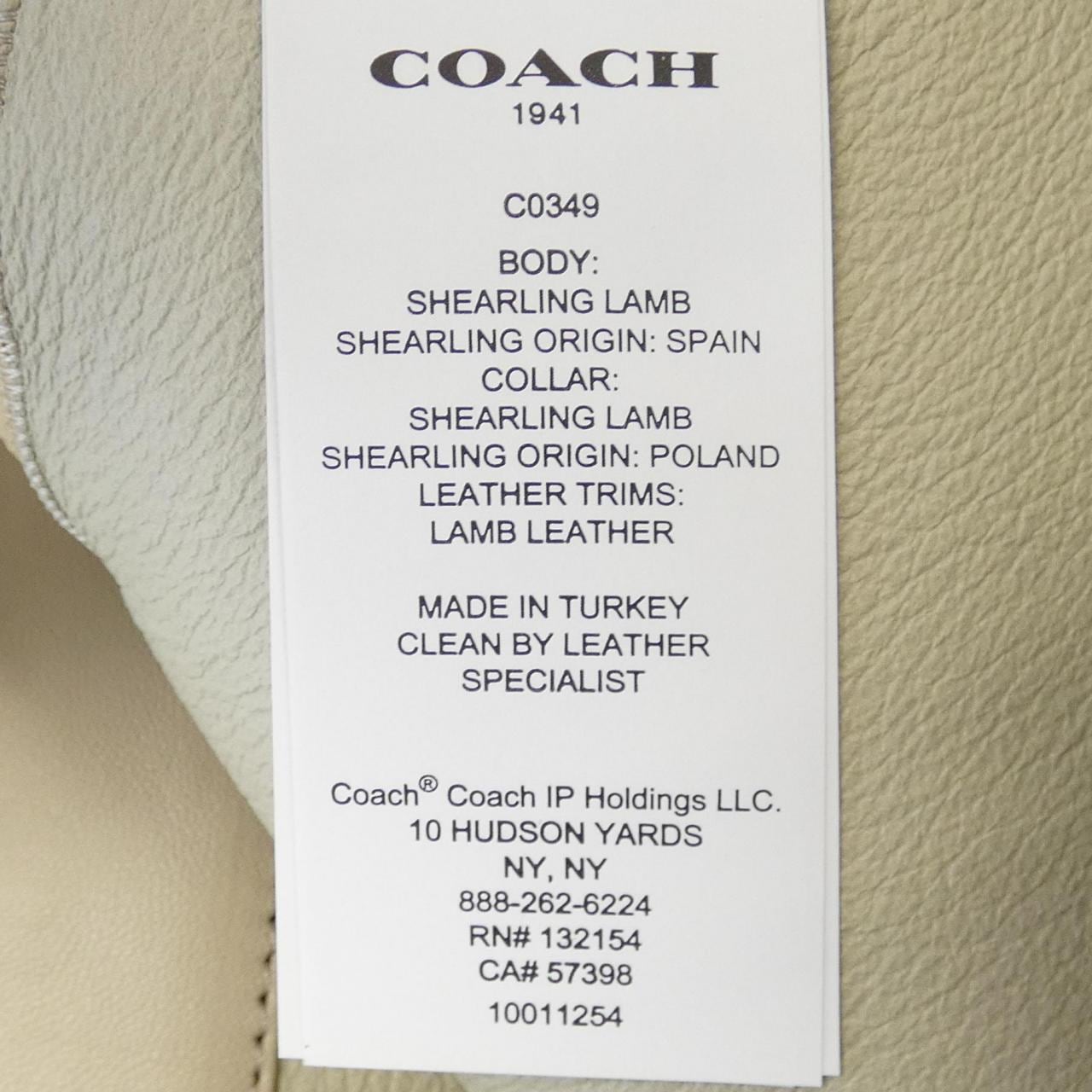 コーチ COACH ムートンコート