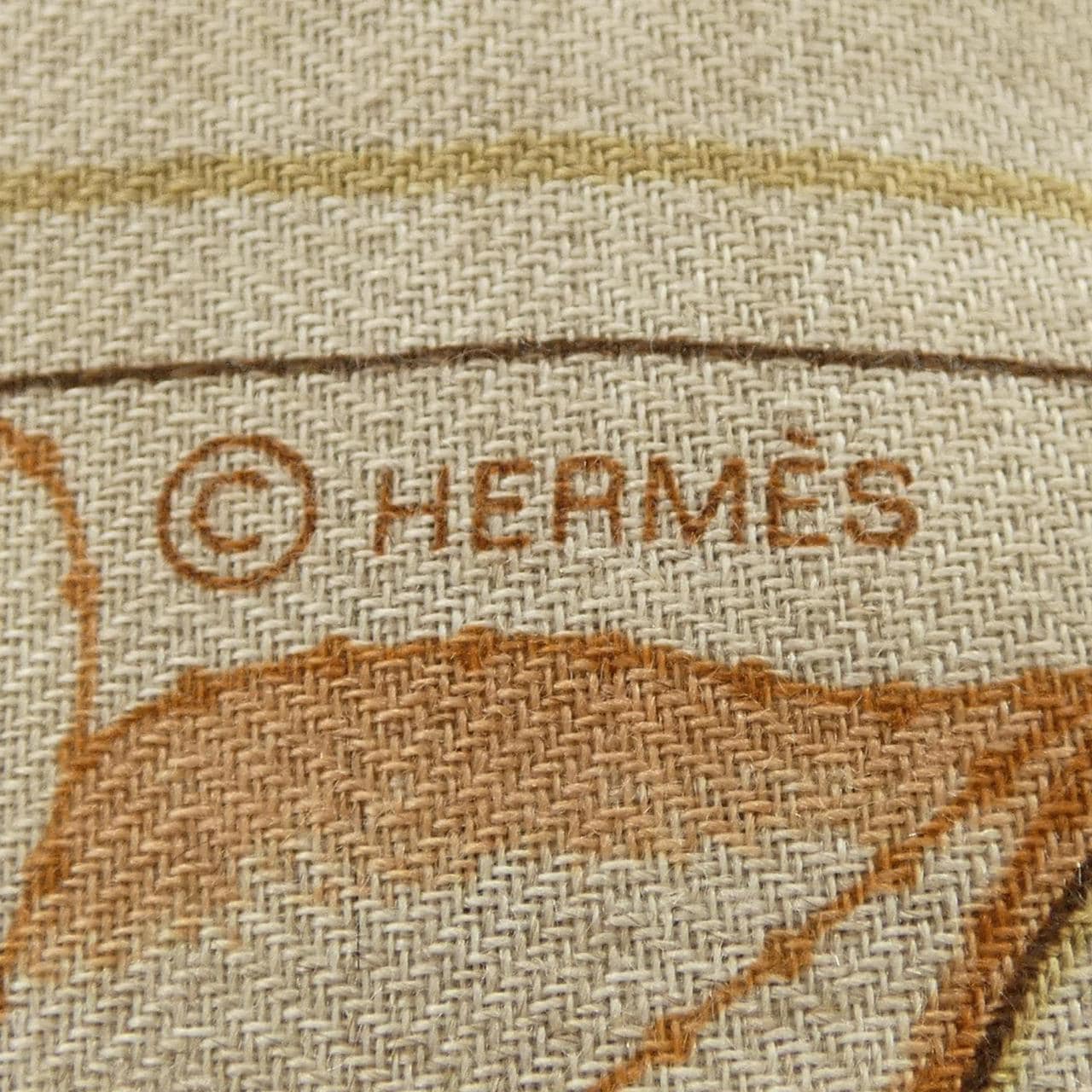 エルメス HERMES LETTRES EQUESTRES H244039S カレジェアン140 ショール