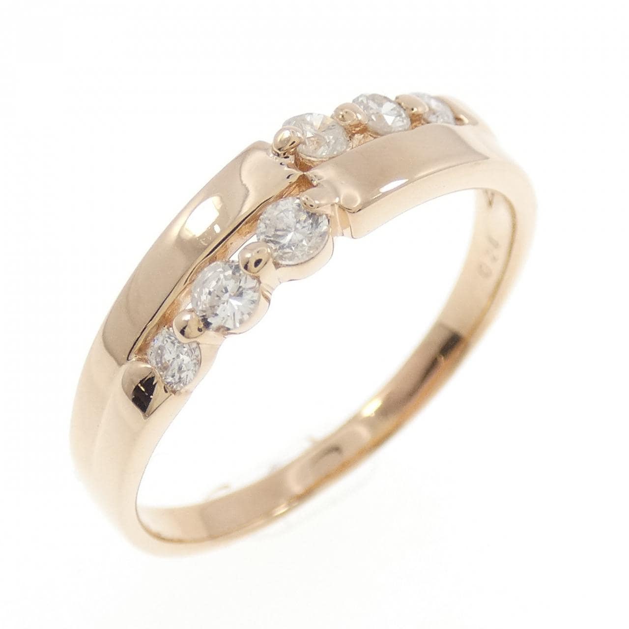 K18PG ダイヤモンド リング 0.24CT