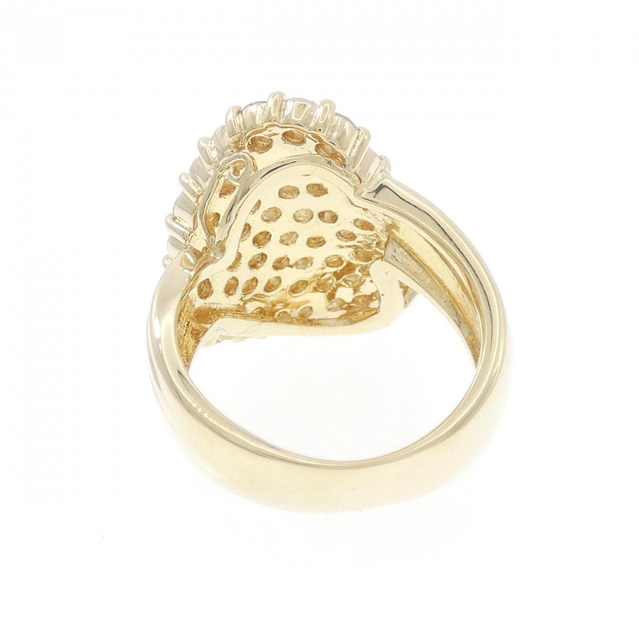 K18YG 密鑲鑽石戒指 1.70CT