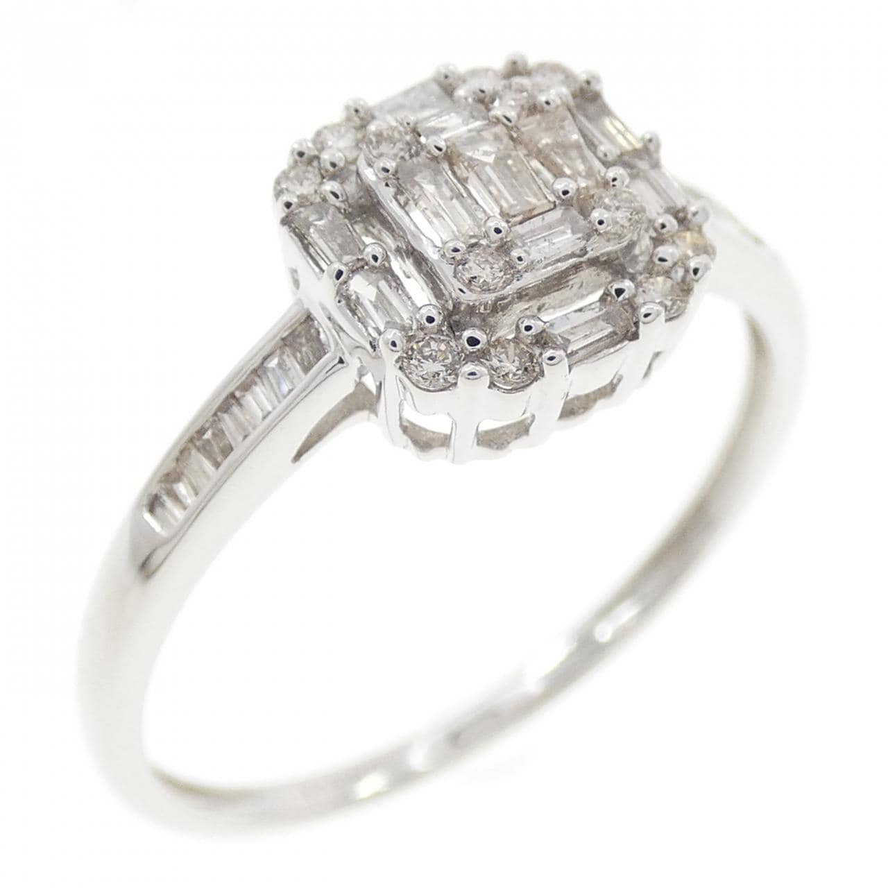 K18WG ダイヤモンド リング 0.30CT