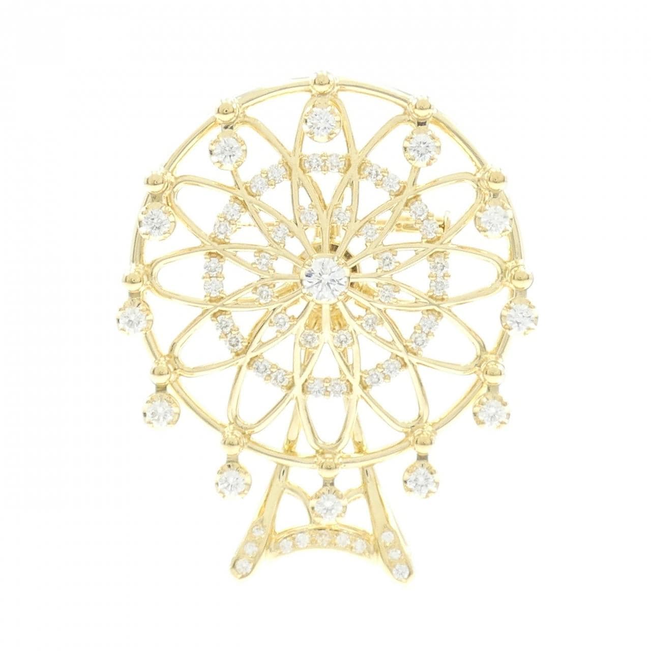 タサキ ダイヤモンド ブローチ 2.00CT