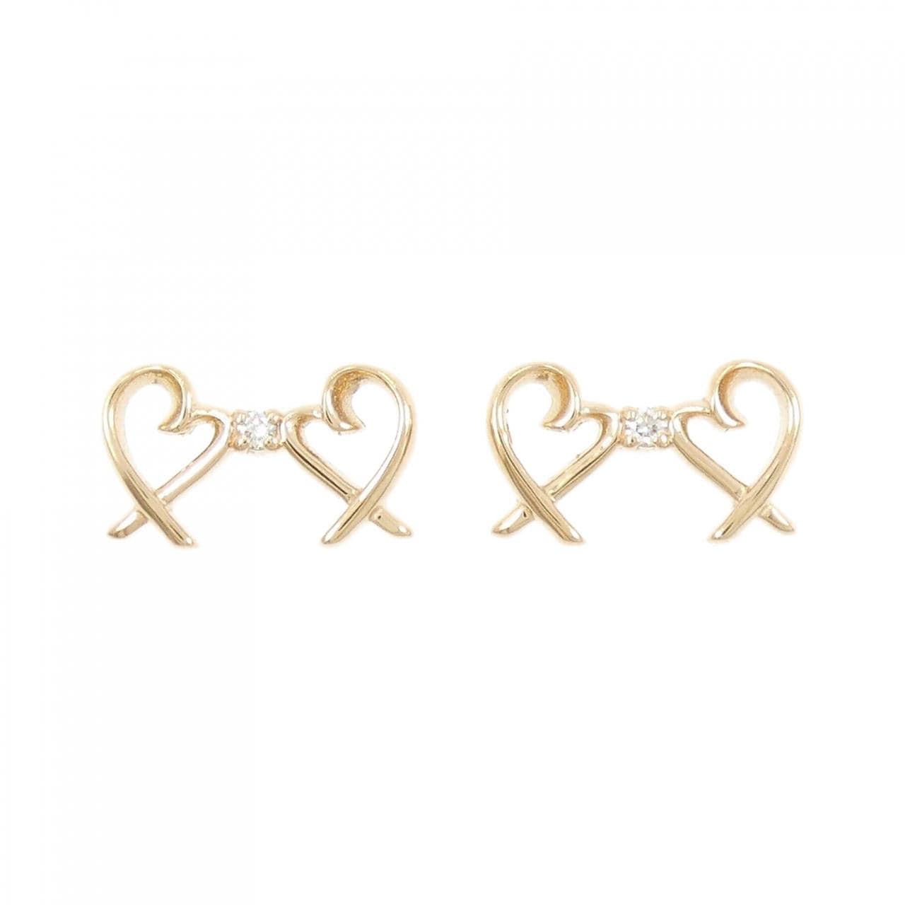 TIFFANY double loving heart earrings