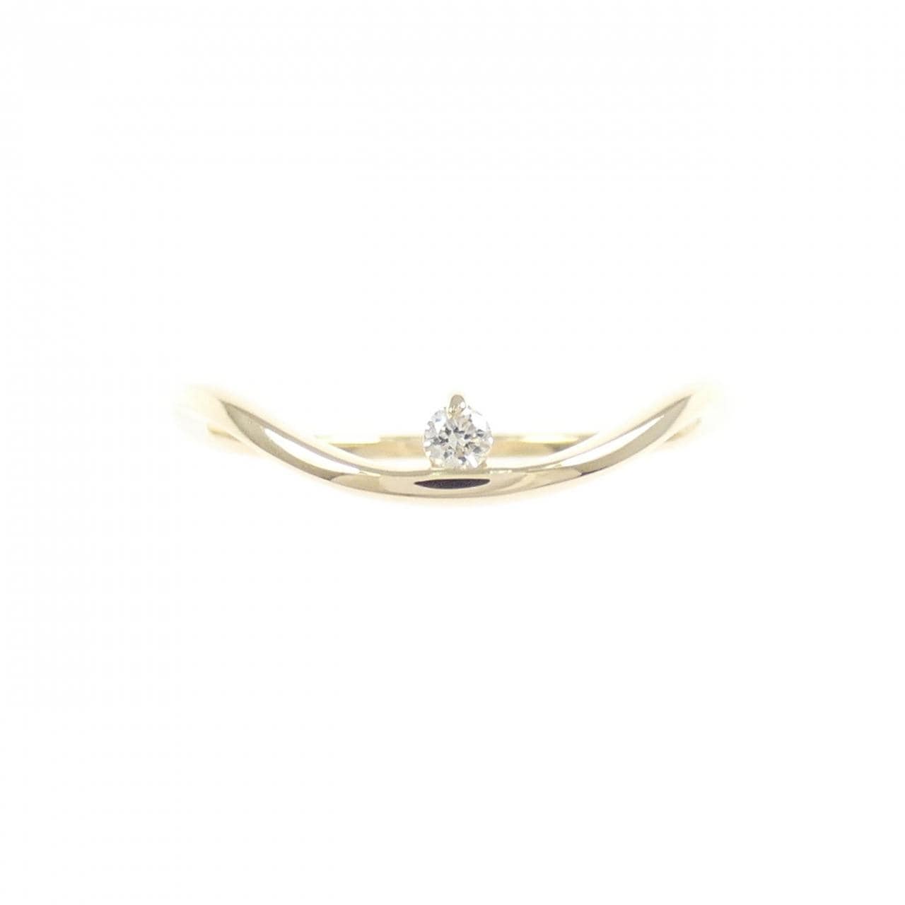 【リメイク】K10YG ダイヤモンド リング 0.03CT