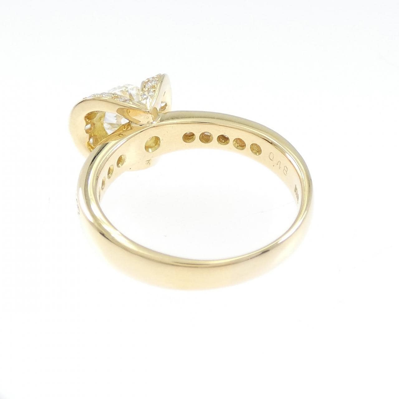 K18YG ダイヤモンド リング 0.60CT
