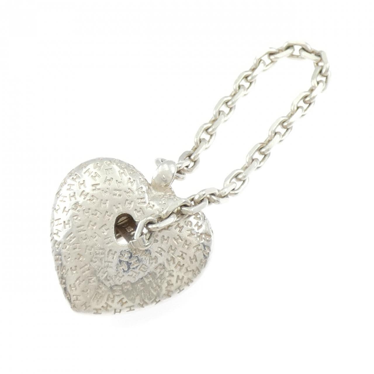 【ヴィンテージ】エルメス 925 ハート キーホルダー