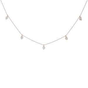 K18PG ダイヤモンド ネックレス 0.50CT