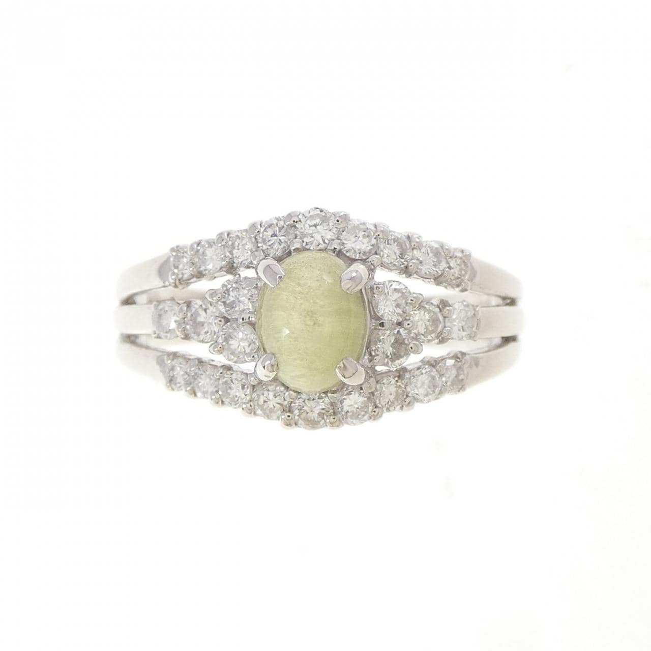 PT900 クリソベリルキャッツアイ リング 1.05CT
