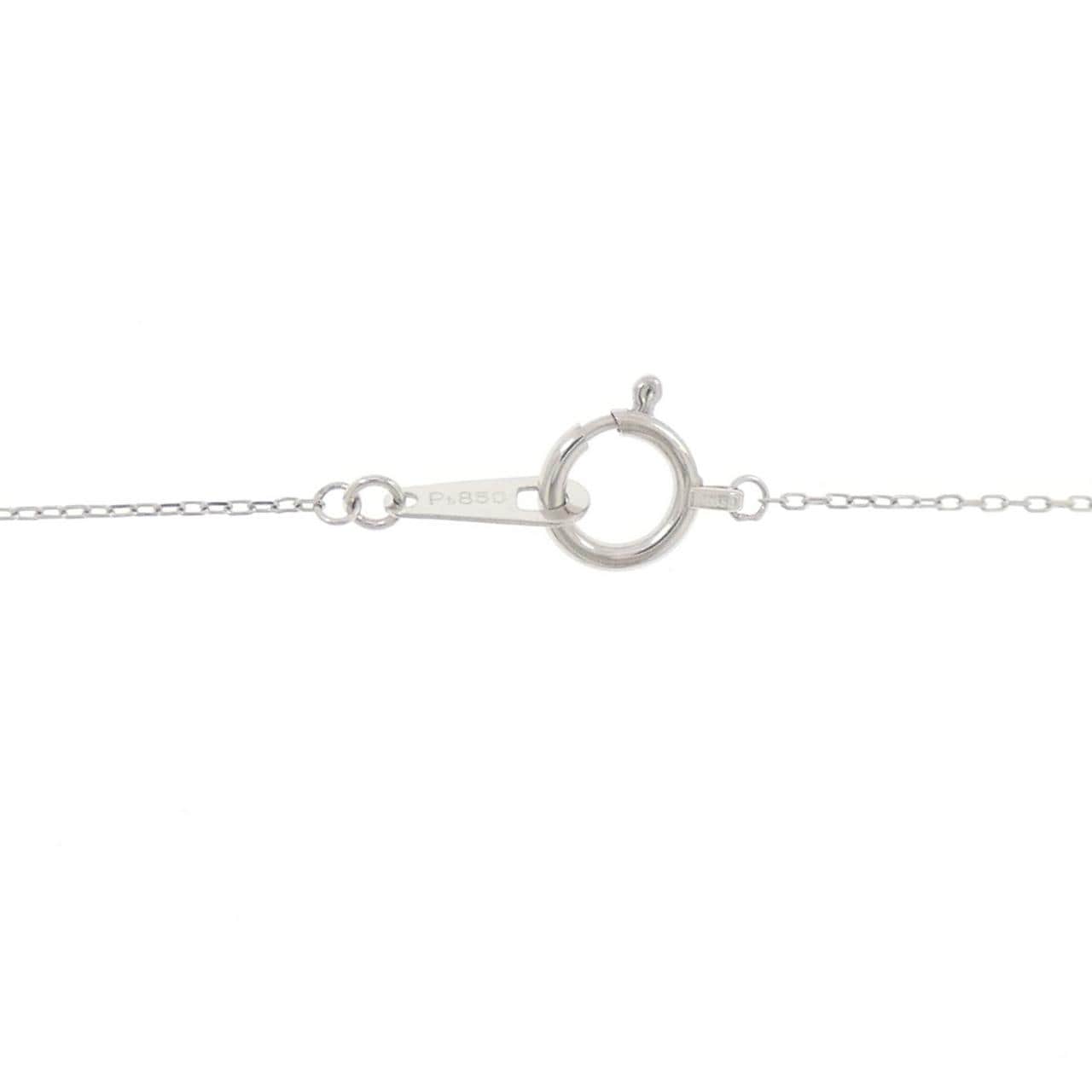 PT900/PT850 ソリティア ダイヤモンド ネックレス 0.185CT