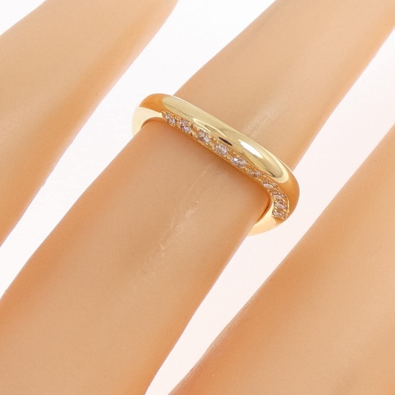 K18YG ダイヤモンド リング 0.10CT