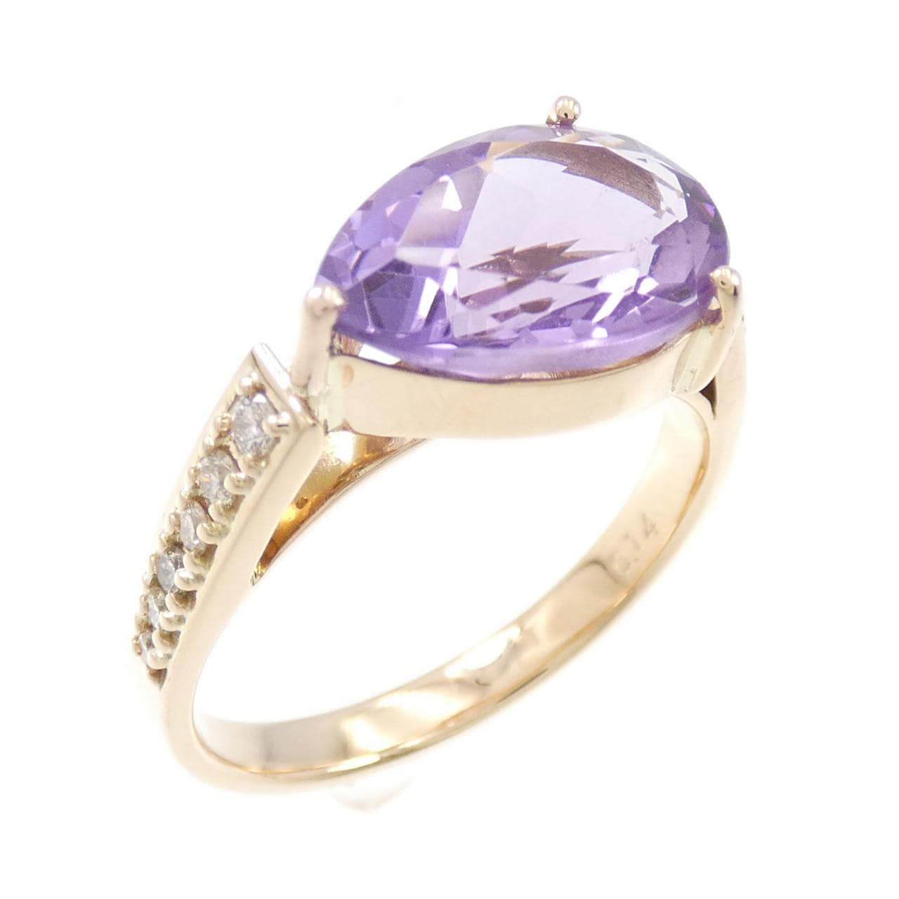 K18PG紫水晶戒指