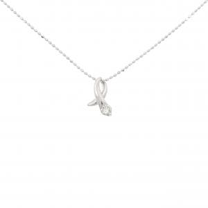 K18WG ダイヤモンド ネックレス 0.09CT