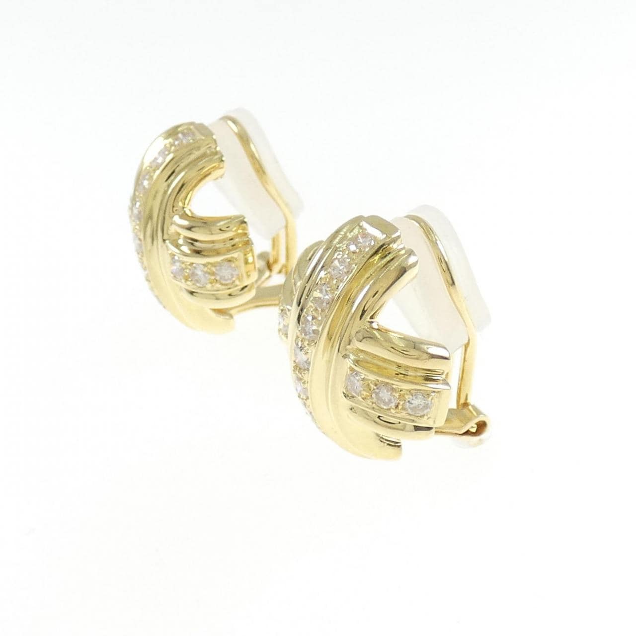 K18YG Diamond earrings 1.17CT