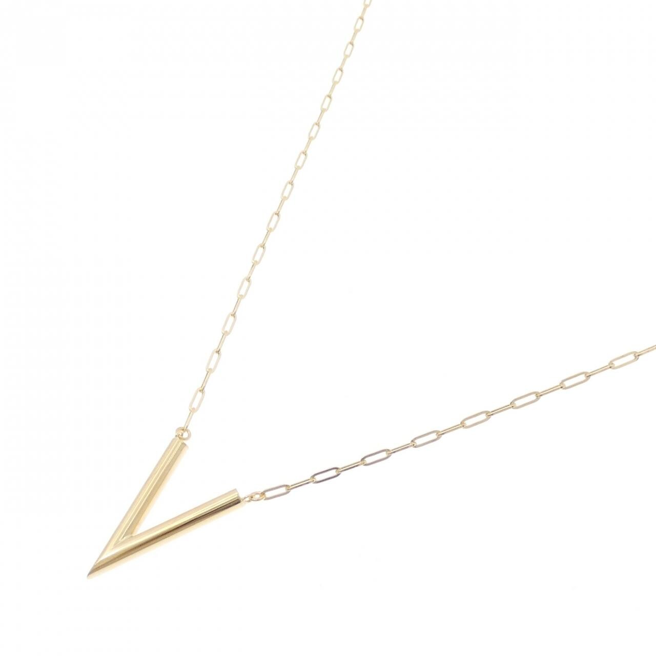 K18YG necklace