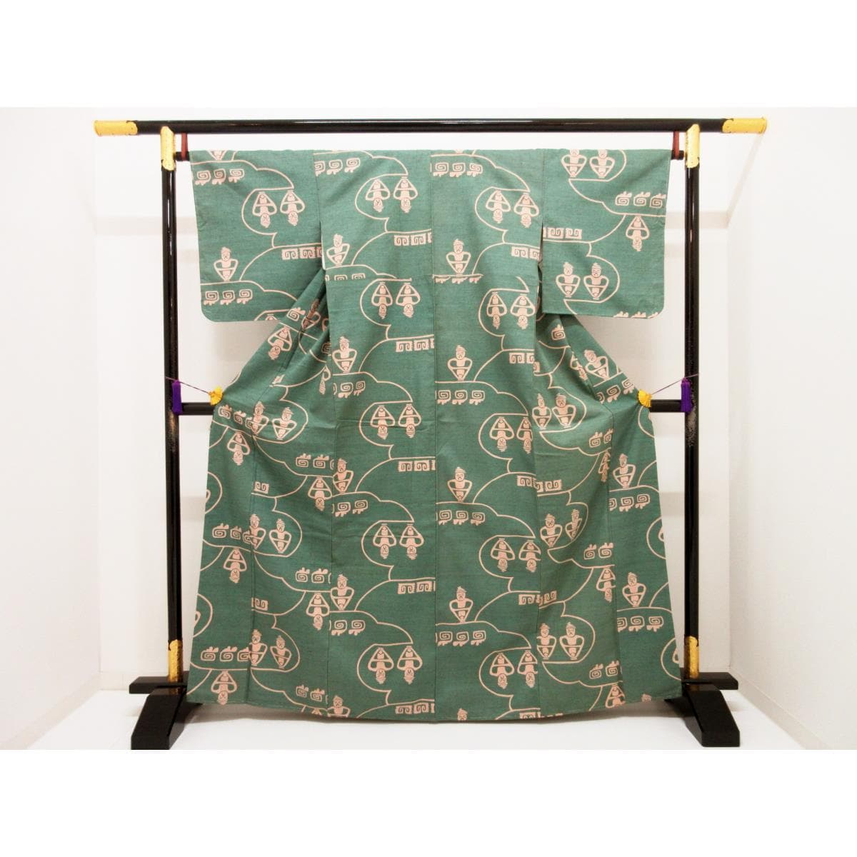 [未使用品] 紬染色春亞紡