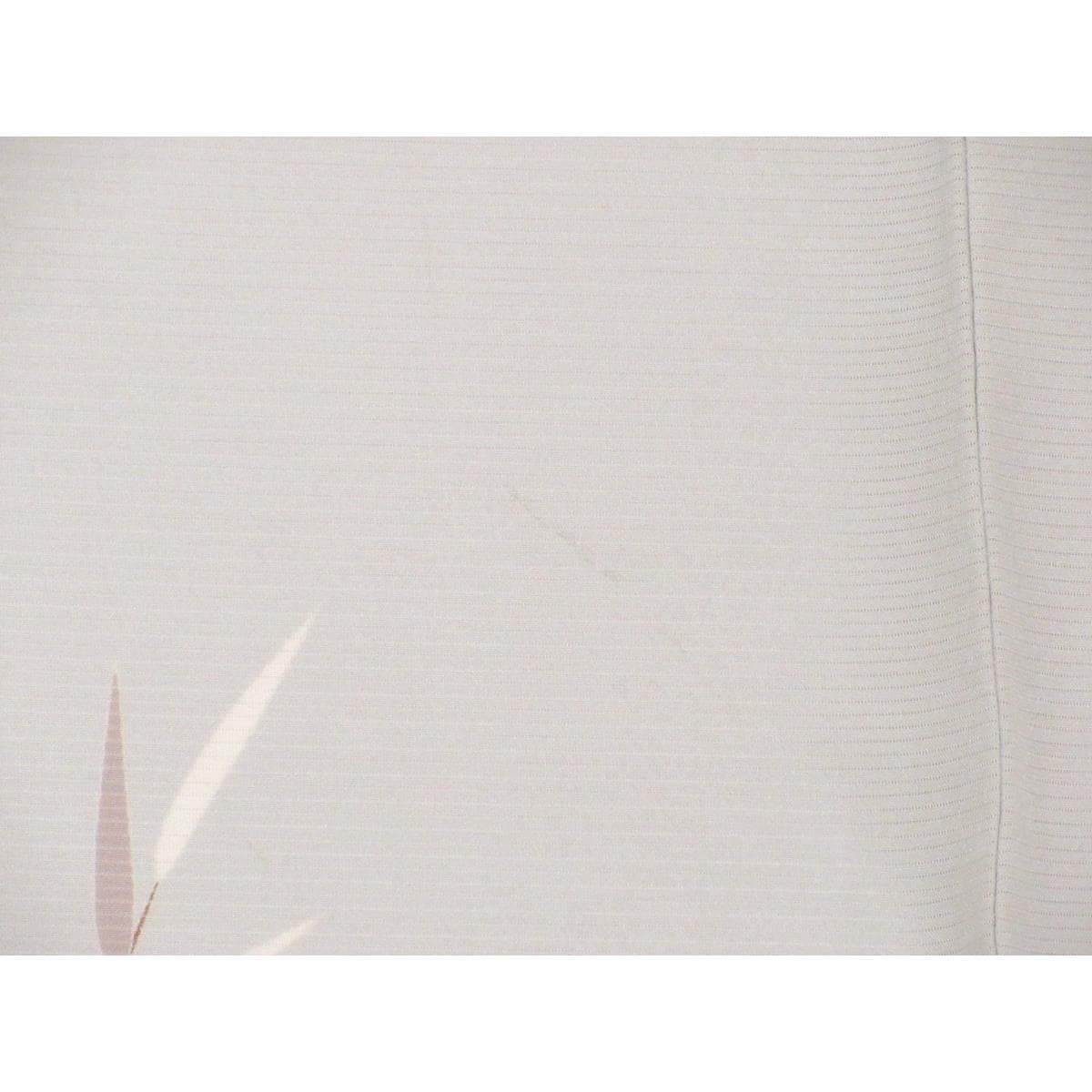 【未使用品】単衣　駒絽訪問着　友禅金彩加工　刺繍入りボカシ染