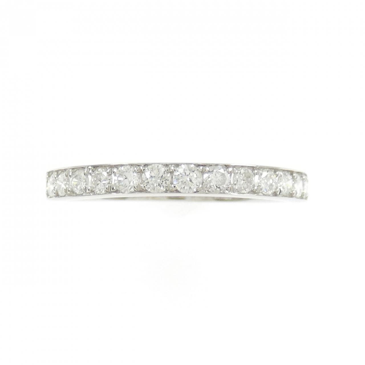 PT950 ハーフエタニティ ダイヤモンド リング 0.30CT