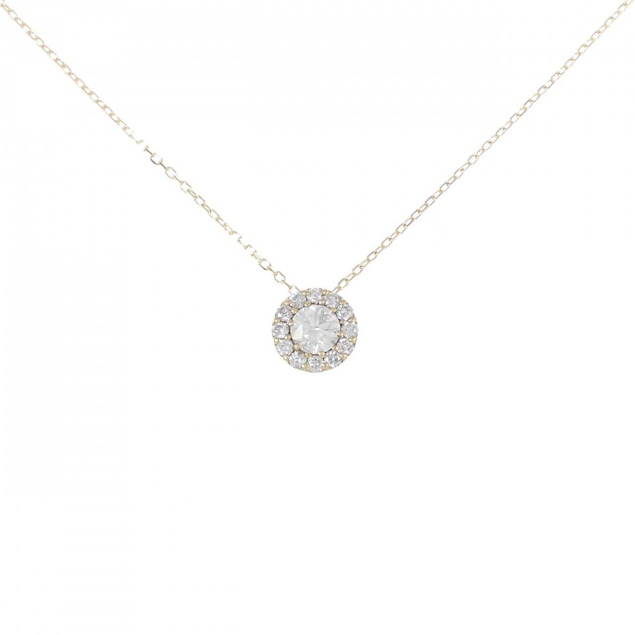 K18YG ダイヤモンド ネックレス 0.303CT