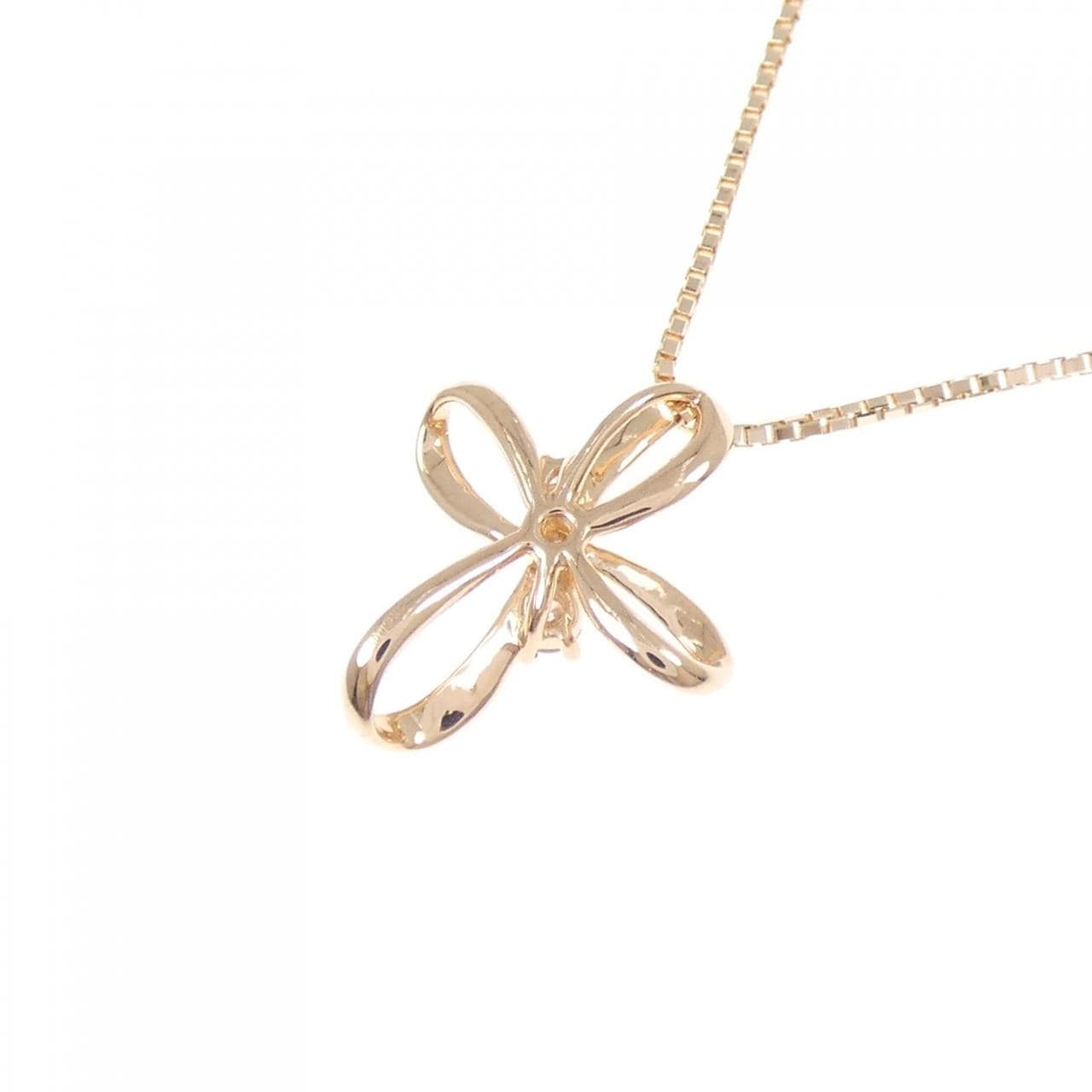 ジーエスティービー ピンクダイヤモンド ネックレス 0.05CT