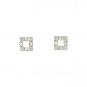 PT900 ダイヤモンド ピアス 0.08CT