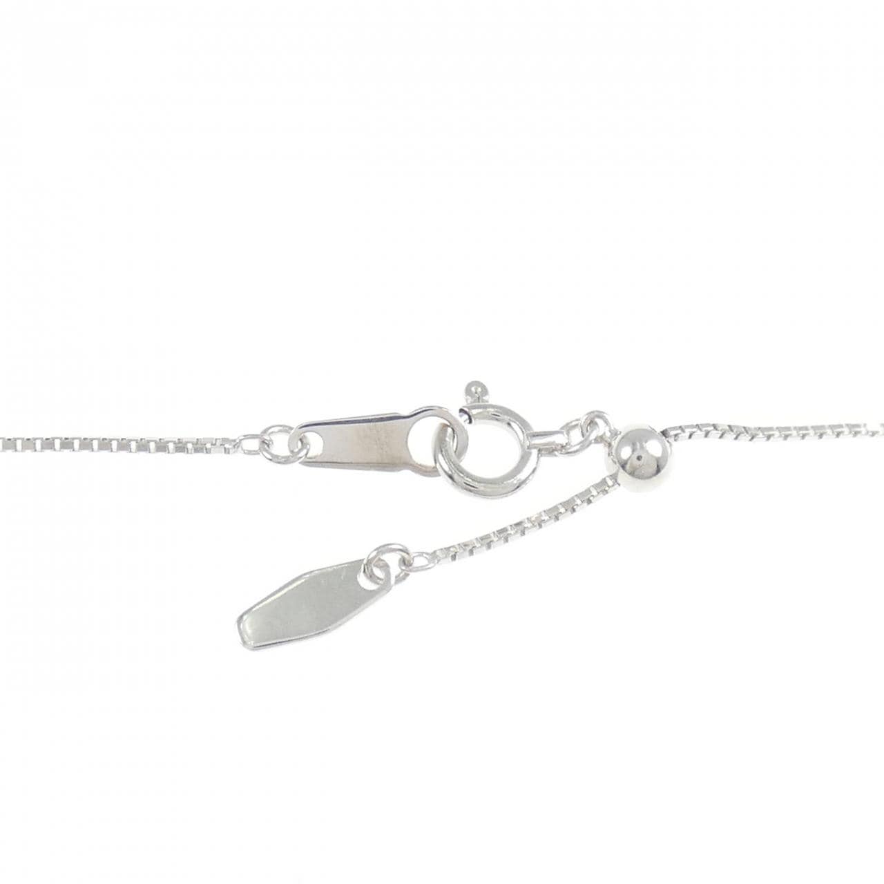 K18WG ダイヤモンド ネックレス 0.75CT