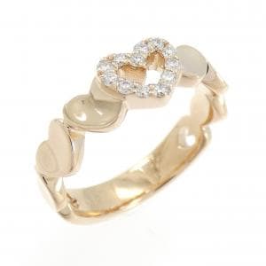 ポンテヴェキオ ハート ダイヤモンド リング 0.12CT