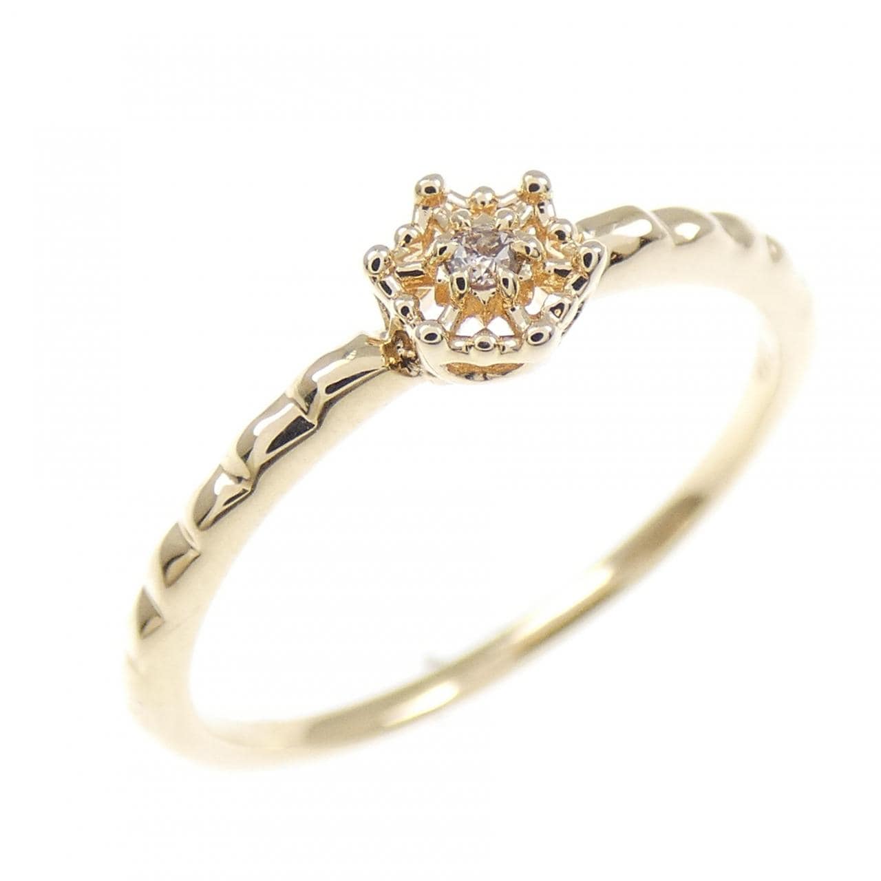 アガット ダイヤモンド リング 0.01CT