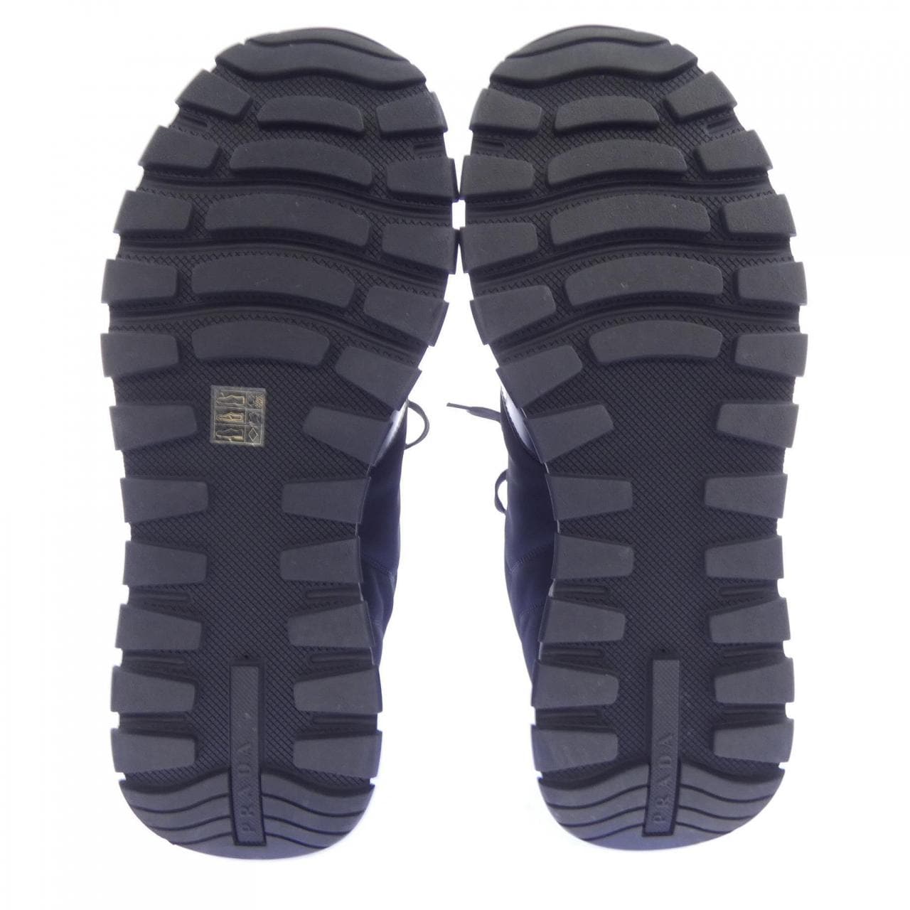 プラダ PRADA ブラッシュドレザースニーカー 2EE369 トライアングルロゴ スニーカー