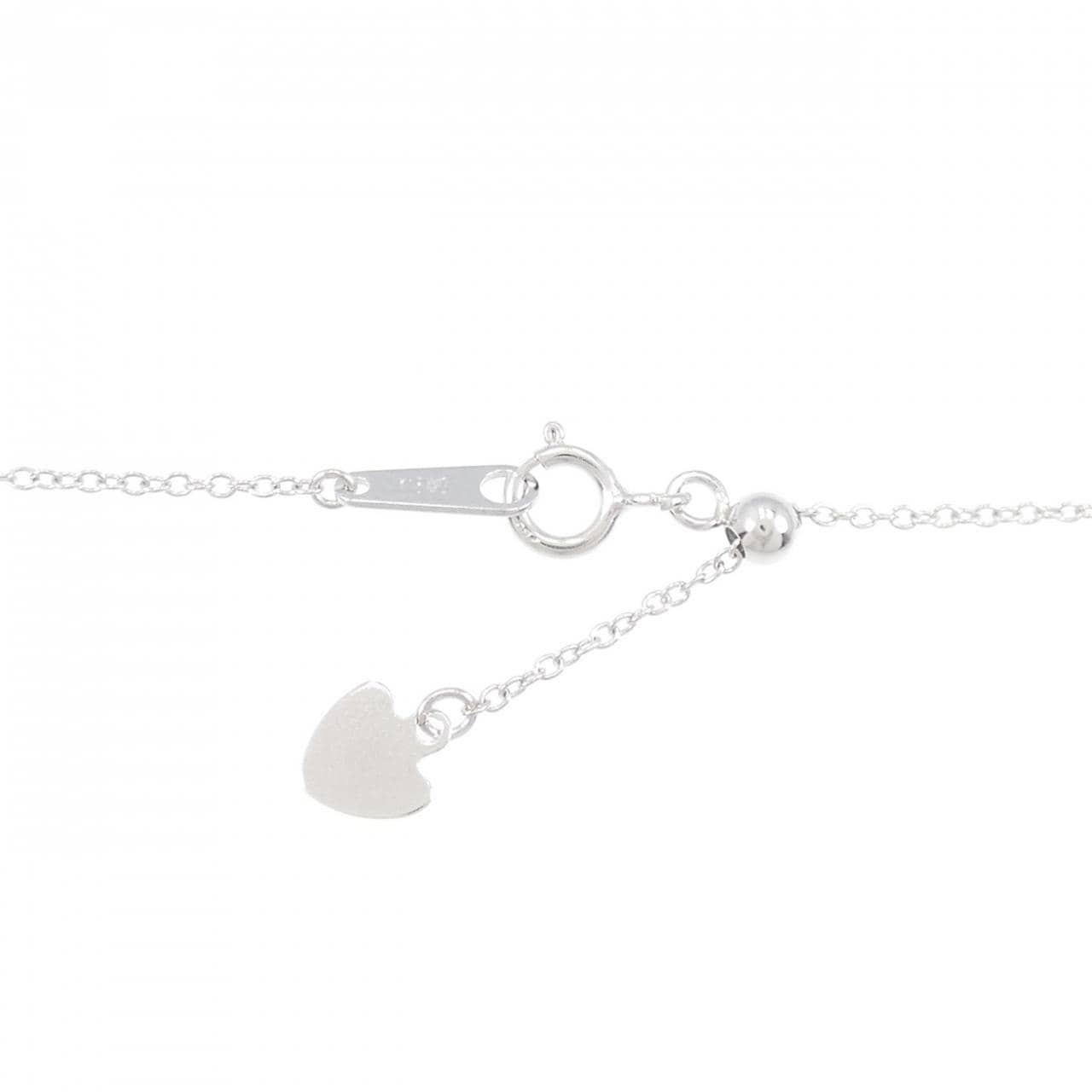 K18WG ダイヤモンド ネックレス 0.17CT