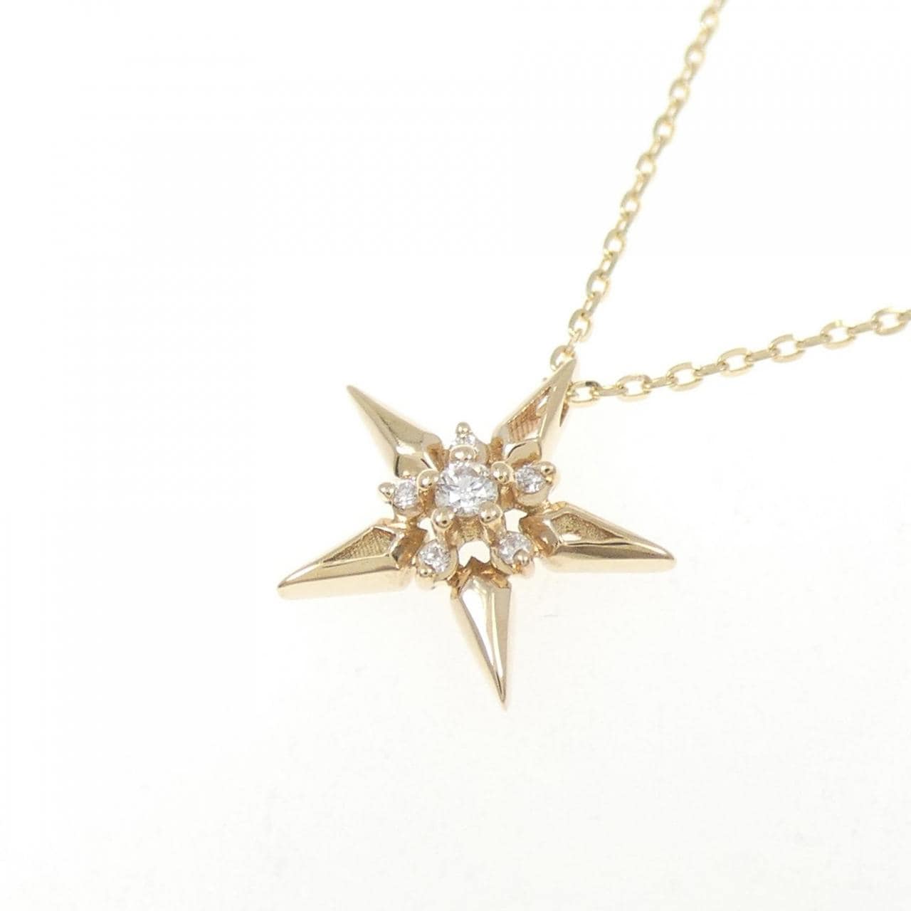スタージュエリー スター ダイヤモンド ネックレス 0.02CT
