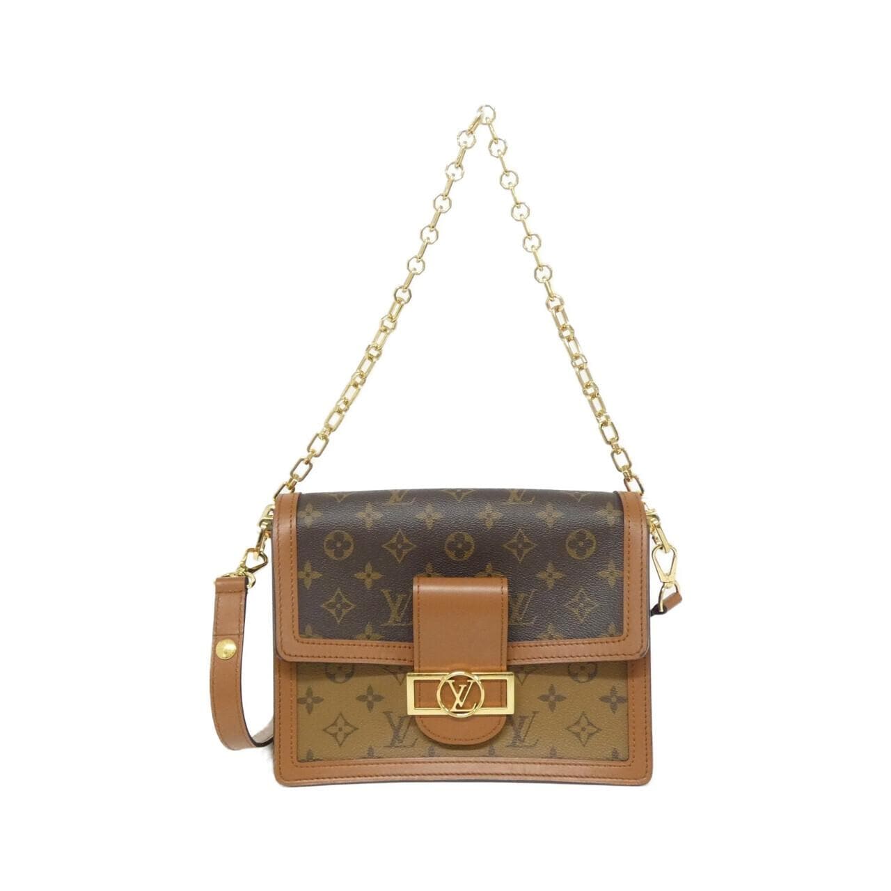 ルイヴィトン モノグラム リバース ドーフィーヌ MM M45958 ショルダーバッグ